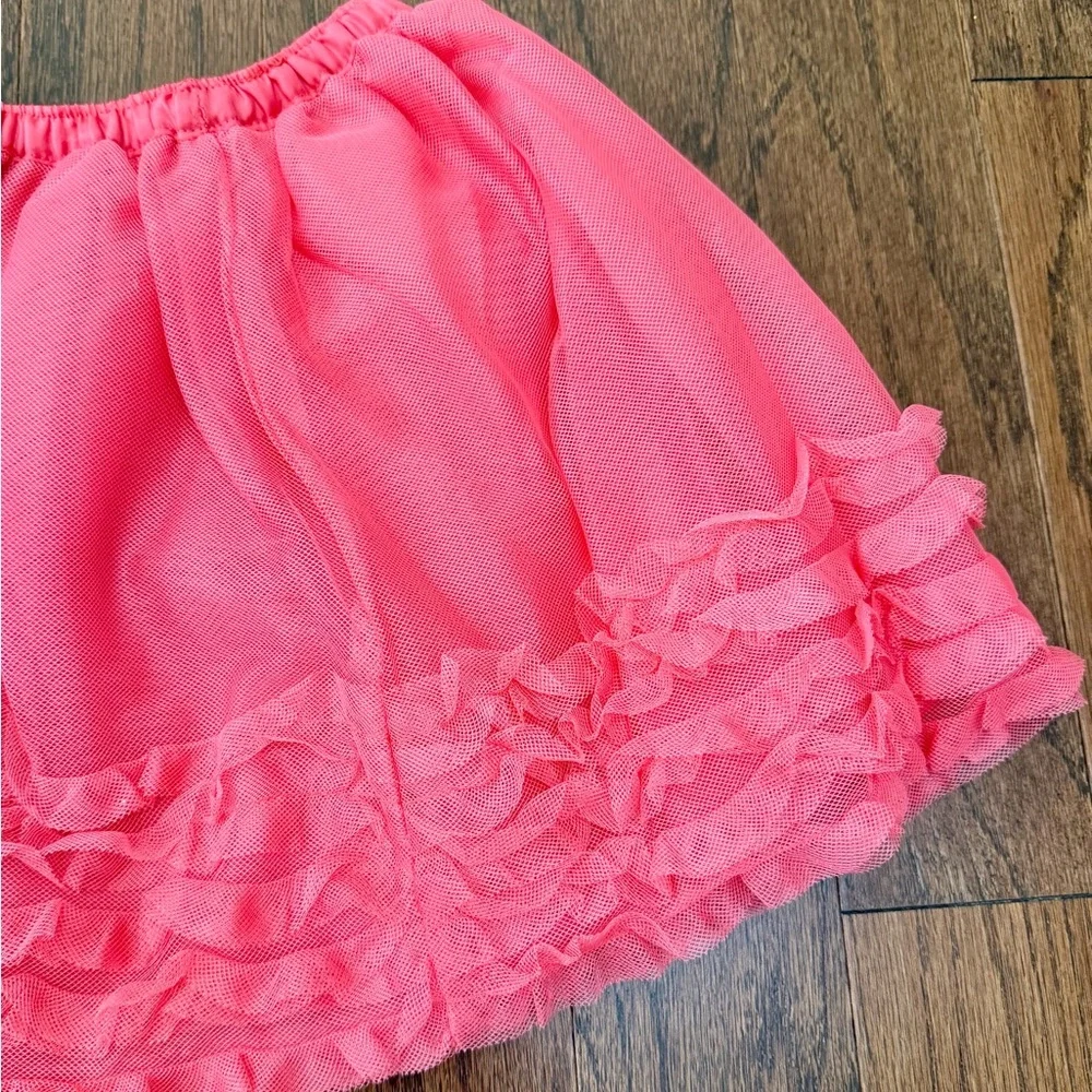 Gymboree Pink Coral Reef Palm Beach Girls Ruffled Tutu Skirt 4T NWT